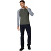 image:imageHanes Mens TShirts Mens Beefyt Henley Shirts Mens Cotton Long Sleeve ShirtsCamouflage GreenOxford Gray