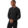 image:imageHanes Mens TShirts Mens Beefyt Henley Shirts Mens Cotton Long Sleeve ShirtsEbony
