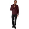 image:imageHanes Mens TShirts Mens Beefyt Henley Shirts Mens Cotton Long Sleeve ShirtsMulled Berry