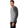 image:imageHanes Mens TShirts Mens Beefyt Henley Shirts Mens Cotton Long Sleeve ShirtsOxford GraySlate Heather