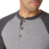 image:imageHanes Mens TShirts Mens Beefyt Henley Shirts Mens Cotton Long Sleeve ShirtsOxford GraySlate Heather