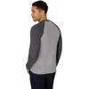 image:imageHanes Mens TShirts Mens Beefyt Henley Shirts Mens Cotton Long Sleeve ShirtsOxford GraySlate Heather