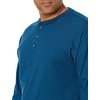 image:imageHanes Mens TShirts Mens Beefyt Henley Shirts Mens Cotton Long Sleeve ShirtsPetro Teal