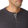 image:imageHanes Mens TShirts Mens Beefyt Henley Shirts Mens Cotton Long Sleeve ShirtsSlate Heather