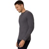 image:imageHanes Mens TShirts Mens Beefyt Henley Shirts Mens Cotton Long Sleeve ShirtsSlate Heather