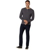 image:imageHanes Mens TShirts Mens Beefyt Henley Shirts Mens Cotton Long Sleeve ShirtsSlate Heather