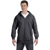 image:imageHanes Mens Ultimate FullZip Hoodie Mens Hooded Fleece Sweatshirt with ZipperCharcoal Heather