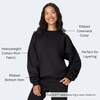 image:imageHanes Mens Ultimate Sweatshirt Heavyweight Fleece Sweatshirt Crewneck Pullover for MenBlack