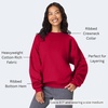 image:imageHanes Mens Ultimate Sweatshirt Heavyweight Fleece Sweatshirt Crewneck Pullover for MenDeep Red