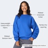 image:imageHanes Mens Ultimate Sweatshirt Heavyweight Fleece Sweatshirt Crewneck Pullover for MenDeep Royal