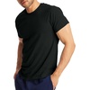image:imageHanes Mens XTemp Performance TShirt Pack Cotton Blend MoistureWicking Tees for Men 2PackBlack