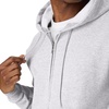 image:imageHanes Mens Zipup Hoodie Ecosmart Fleece Fullzip Hoodie for Men Hooded SweatshirtAsh