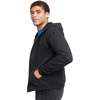 image:imageHanes Mens Zipup Hoodie Ecosmart Fleece Fullzip Hoodie for Men Hooded SweatshirtBlack