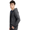 image:imageHanes Mens Zipup Hoodie Ecosmart Fleece Fullzip Hoodie for Men Hooded SweatshirtCharcoal Heather