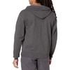image:imageHanes Mens Zipup Hoodie Ecosmart Fleece Fullzip Hoodie for Men Hooded SweatshirtCharcoal Heather