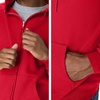 image:imageHanes Mens Zipup Hoodie Ecosmart Fleece Fullzip Hoodie for Men Hooded SweatshirtDeep Red