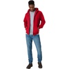 image:imageHanes Mens Zipup Hoodie Ecosmart Fleece Fullzip Hoodie for Men Hooded SweatshirtDeep Red