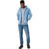 image:imageHanes Mens Zipup Hoodie Ecosmart Fleece Fullzip Hoodie for Men Hooded SweatshirtLight Blue