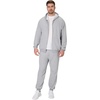 image:imageHanes Mens Zipup Hoodie Ecosmart Fleece Fullzip Hoodie for Men Hooded SweatshirtLight Steel