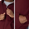 image:imageHanes Mens Zipup Hoodie Ecosmart Fleece Fullzip Hoodie for Men Hooded SweatshirtMaroon