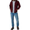 image:imageHanes Mens Zipup Hoodie Ecosmart Fleece Fullzip Hoodie for Men Hooded SweatshirtMaroon