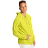 image:imageHanes Mens Zipup Hoodie Ecosmart Fleece Fullzip Hoodie for Men Hooded SweatshirtSafety Green