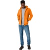 image:imageHanes Mens Zipup Hoodie Ecosmart Fleece Fullzip Hoodie for Men Hooded SweatshirtSafety Orange