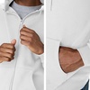 image:imageHanes Mens Zipup Hoodie Ecosmart Fleece Fullzip Hoodie for Men Hooded SweatshirtWhite