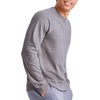 image:imageHanes Originals Mens French Terry Sweatshirt TriBlend Crewneck Sweatshirt for MenBlack 50r Pe Heather