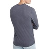 image:imageHanes Originals Mens TriBlend Long Sleeve Henley TShirt Lightweight Long Sleeve TeeAthletic Navy Pe Heather