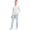 image:imageHanes Originals Mens TriBlend Long Sleeve Henley TShirt Lightweight Long Sleeve TeeEco White