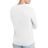 image:imageHanes Originals Mens TriBlend Long Sleeve Henley TShirt Lightweight Long Sleeve TeeEco White
