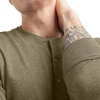 image:imageHanes Originals Mens TriBlend Long Sleeve Henley TShirt Lightweight Long Sleeve TeeOregano Pe Heather
