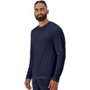 image:imageHanes Sport Mens LongSleeve TShirt Pack Cool DRI MoistureWicking Performance TShirts Performance Tee 2PackNavy