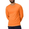 image:imageHanes Sport Mens LongSleeve TShirt Pack Cool DRI MoistureWicking Performance TShirts Performance Tee 2PackSafety Orange