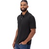 image:imageHanes Sport Mens Polo Shirt Mens Cool DRI MoistureWicking Performance Polo Shirt Jersey Knit Performance Polo ShirtBlack