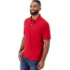 image:imageHanes Sport Mens Polo Shirt Mens Cool DRI MoistureWicking Performance Polo Shirt Jersey Knit Performance Polo ShirtDeep Red