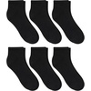 image:imageHanes Unisex Plain White Socks Pack or Plain Black Socks Pack Mens Womens amp Teen Sizes Crew and Ankle 6PacksBlack