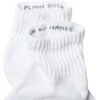 image:imageHanes Unisex Plain White Socks Pack or Plain Black Socks Pack Mens Womens amp Teen Sizes Crew and Ankle 6PacksWhite