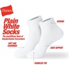 image:imageHanes Unisex Plain White Socks Pack or Plain Black Socks Pack Mens Womens amp Teen Sizes Crew and Ankle 6PacksWhite