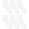 image:imageHanes Unisex Plain White Socks Pack or Plain Black Socks Pack Mens Womens amp Teen Sizes Crew and Ankle 6PacksWhite