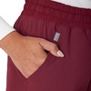 image:imageHanes Womens Comfort Fit Scrub Pants MoistureWicking Healthcare Scrubs for Women 3 PocketsAfternoon Burgundy