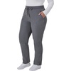 image:imageHanes Womens Comfort Fit Scrub Pants MoistureWicking Healthcare Scrubs for Women 3 PocketsEbony Heather