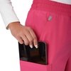 image:imageHanes Womens Comfort Fit Scrub Pants MoistureWicking Healthcare Scrubs for Women 3 PocketsFuchsia Pink