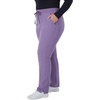 image:imageHanes Womens Comfort Fit Scrub Pants MoistureWicking Healthcare Scrubs for Women 3 PocketsSoft Plum