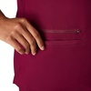 image:imageHanes Womens Hanes Womens Premium Scrubs Top with Pockets Comfort Fit Scrubs for Women Nurse EssentialsAfternoon Burgundy