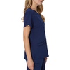 image:imageHanes Womens Hanes Womens Premium Scrubs Top with Pockets Comfort Fit Scrubs for Women Nurse EssentialsAthletic Navy