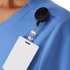 image:imageHanes Womens Hanes Womens Premium Scrubs Top with Pockets Comfort Fit Scrubs for Women Nurse EssentialsCeil Blue 2