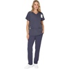image:imageHanes Womens Hanes Womens Premium Scrubs Top with Pockets Comfort Fit Scrubs for Women Nurse EssentialsPeppercorn Grey