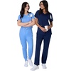 image:imageHanes Womens Premium Scrubs Top with Single Pocket Comfort Fit Scrubs for Women Nurse EssentialsCeil Blue 2